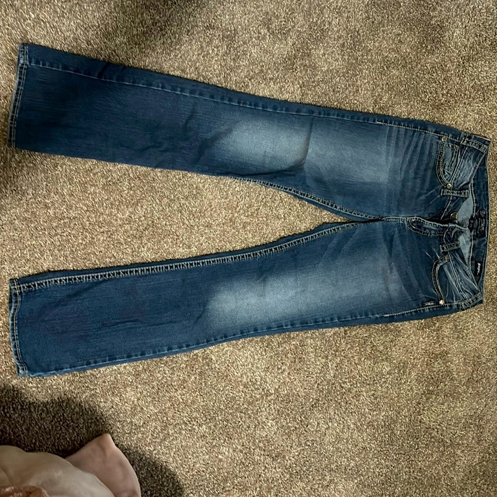 Silver jeans